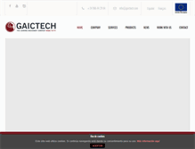 Tablet Screenshot of gaictech.com